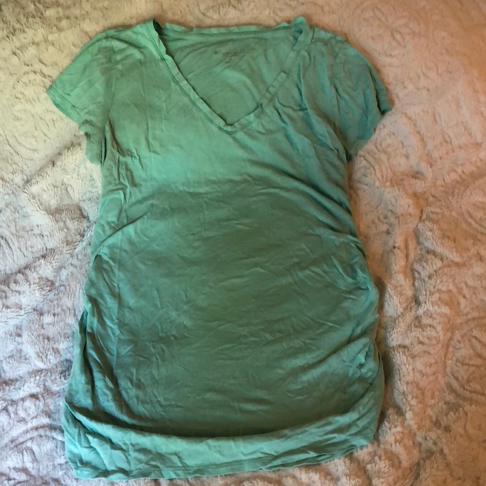 TWO Size M Short Sleeved Maternity